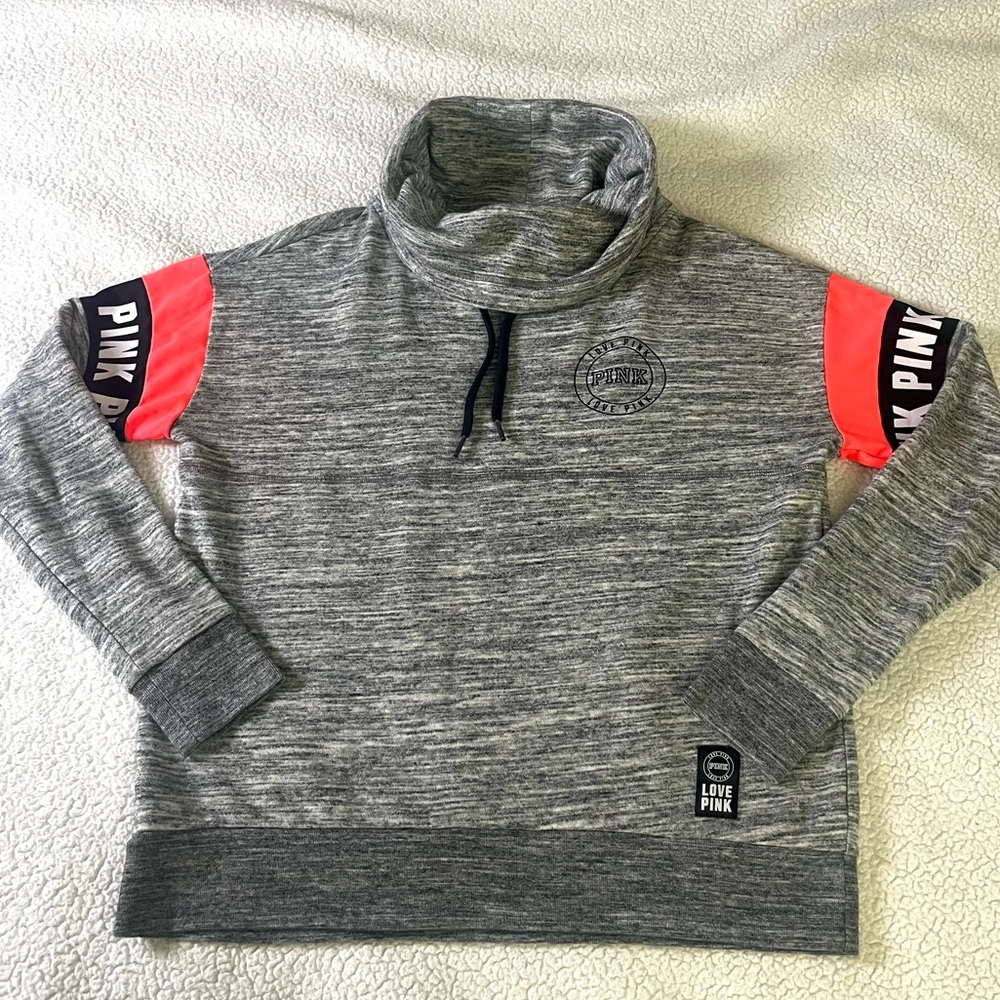 PINK Victoria's Secret Heathered Gray Sweatshirt